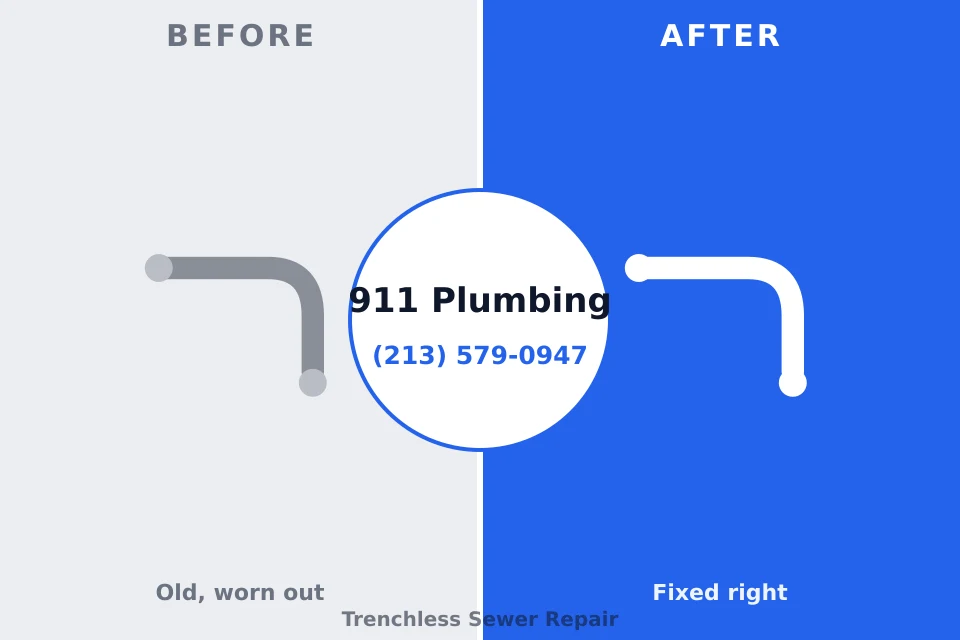 Before and after: plumbing company North Branch, MN
